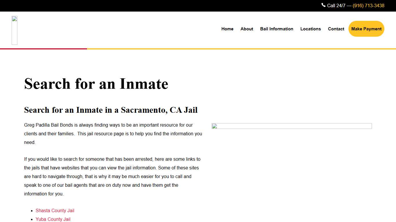SEARCH FOR AN INMATE |